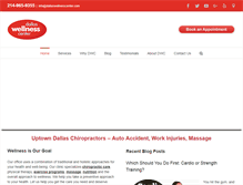 Tablet Screenshot of dallaswellnesscenter.com